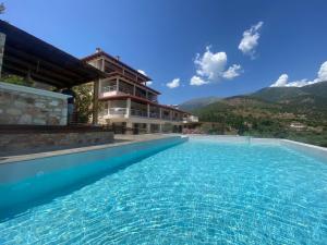 Nespecifikovaný výhled na hory nebo výhled na hory při pohledu z bed and breakfast