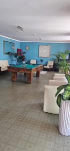 A seating area at Hotel Sara*** Cesenatico