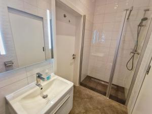 Koupelna v ubytování Seeappartements Villa Sole