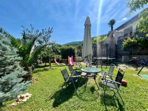 Vonkajšia záhrada v ubytovaní Villa Veronika