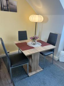 Posezení v ubytování Studio Apartment Frühauf Geithain