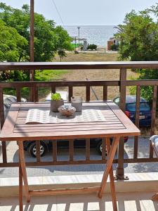 Balkón nebo terasa v ubytování Anthoula House Sarti