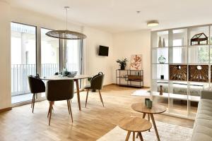 Posezení v ubytování Modernes Studio beim Domplatz
