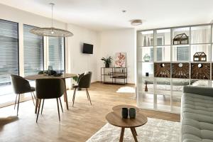 Posezení v ubytování Modernes Studio beim Domplatz