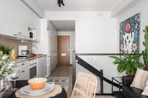 Η κουζίνα ή μικρή κουζίνα στο Borg Loft City Central