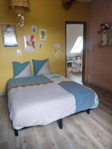 Posteľ alebo postele v izbe v ubytovaní Maison contemporaine au cœur de la Roche-Posay