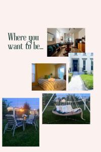 a collage of pictures of a house at Mon Fournissuer 4bd Home with backyard in Louisville