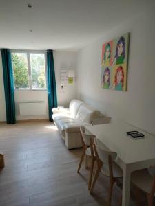 Posezení v ubytování La petite maison