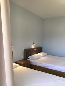 Postel nebo postele na pokoji v ubytování Pothos Hotel Alykes
