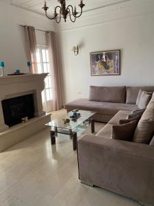 Posezení v ubytování Zante Sunset House