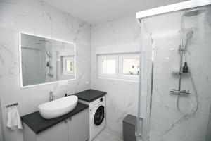 Koupelna v ubytování Apartman KATARINA