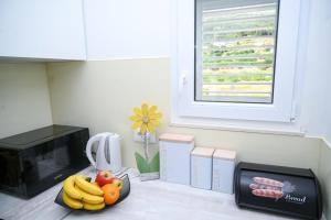 Kuchyň nebo kuchyňský kout v ubytování Apartman KATARINA