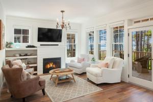 Χώρος καθιστικού στο The Beach House by Seabrook Hospitality