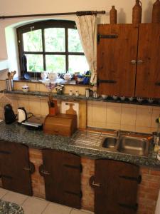 Dapur atau dapur kecil di Helesfa Vendégház +61 gambar