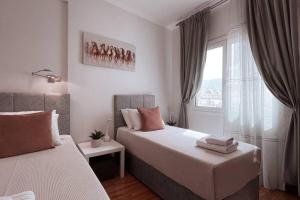 Letto o letti in una camera di Penthouse - Amazing View in the Center of Athens