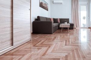 Area soggiorno di Penthouse - Amazing View in the Center of Athens