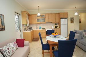 Kuchyň nebo kuchyňský kout v ubytování Nikis Country House - Lefkada BnB Private Parking