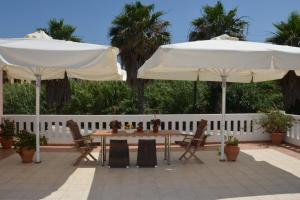 Patio alebo iná vonkajšia časť ubytovania Kostaspant apartment