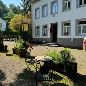 Zahrada ubytování Hinkelshof - 3 Gästezimmer - naturnah, ökologisch, urig, Selbstversorgerküche