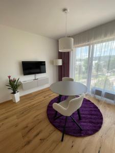 TV a/nebo společenská místnost v ubytování H52 Apartments