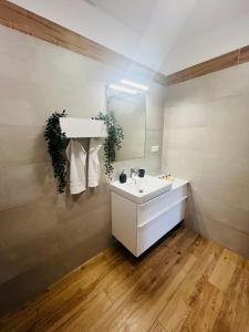 Koupelna v ubytování Apartmán pod Špičákem