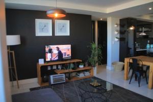 TV a/nebo společenská místnost v ubytování 77 On Independence Apartments