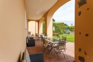 Zahrada ubytování B&B Villa Etelka