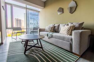 Et opholdsområde på Capitalia Plaza Residences Reforma