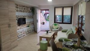 Posezení v ubytování Guest House Stevovski