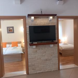 Postel nebo postele na pokoji v ubytování Guest House Ankora