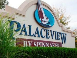 a sign for a alazaevry by spinnaker at Palace View Resort by Spinnaker in Branson