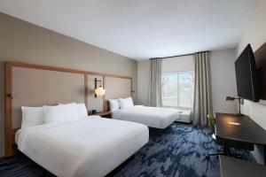 Postel nebo postele na pokoji v ubytování Fairfield by Marriott Inn & Suites Austin Georgetown