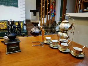 爱丁堡客栈的咖啡和沏茶工具