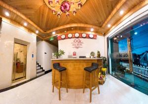 Posezení v ubytování S481 Hoa Dang Hotel Dalat