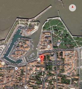 サン・マルタン・ド・レにあるLa Maisonnette Du Closの赤い点の都市地図