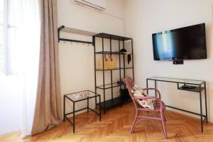 TV a/nebo společenská místnost v ubytování Botanist Split