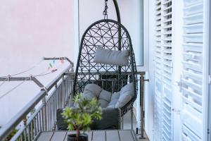 Balkón alebo terasa v ubytovaní Studio Apartment Mandic