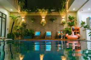 Bazén v ubytování Beach Palm Villa Hoi An nebo v jeho okolí