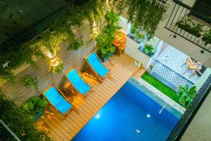 Bazén v ubytování Beach Palm Villa Hoi An nebo v jeho okolí