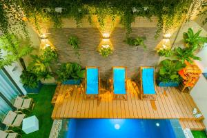 Bazén v ubytování Beach Palm Villa Hoi An nebo v jeho okolí