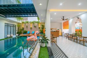 Bazén v ubytování Beach Palm Villa Hoi An nebo v jeho okolí