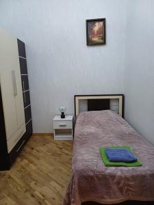 Postel nebo postele na pokoji v ubytování Spacious Apartment in Center, near Nizami st, Fountain Square and Sahil Metro Station