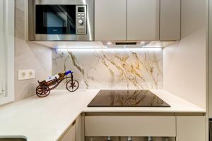 Η κουζίνα ή μικρή κουζίνα στο Apartamento San Lazaro a 5 Min Pabellon Principe Felipe con opcion a Parking