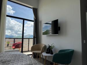 TV a/nebo společenská místnost v ubytování Gogi Resort