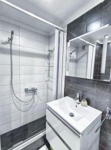 Ένα μπάνιο στο Jednosoban apartman u centru Bara