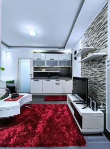 ครัวหรือมุมครัวของ Jednosoban apartman u centru Bara