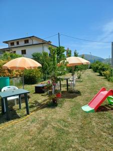 A garden outside Alloggio Taddei