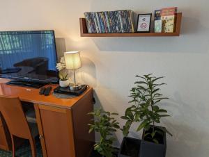 Knihovna v apartmánu + 11 fotografií