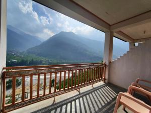 Nespecifikovaný výhled na hory nebo výhled na hory při pohledu z bed and breakfast