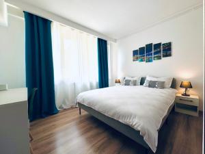 Postel nebo postele na pokoji v ubytování UNDE Home